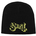(ゴースト) Ghost オフィシャル商品 ユニセックス ロゴ ニット帽 ビーニー キャップ 【海外通販】