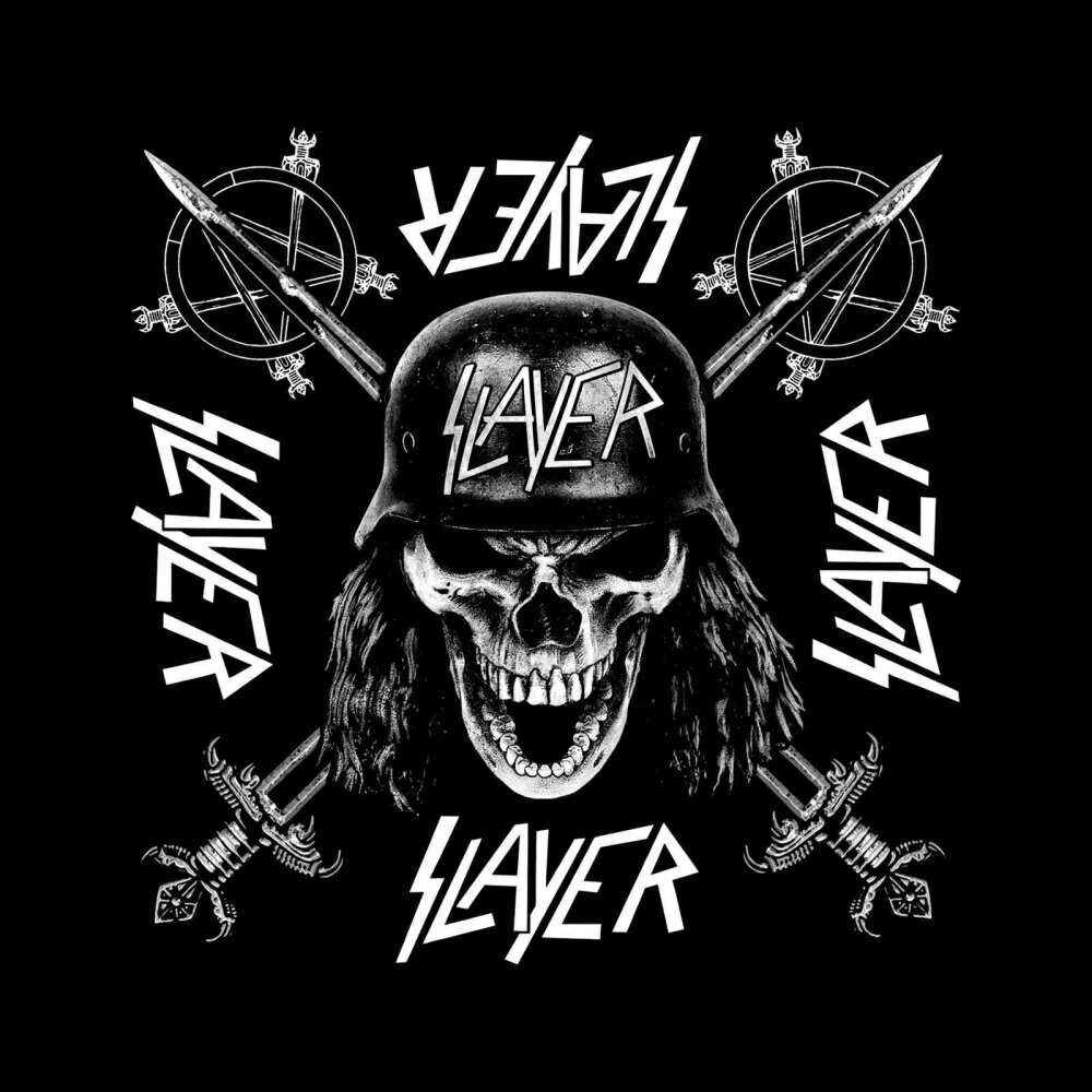 (スレイヤー) Slayer オフィシャル商品 ユニセックス Wehrmacht バンダナ スカーフ ハンカチ 【海外通販】