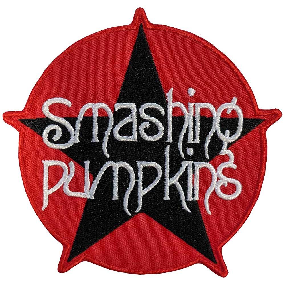 (スマッシング・パンプキンズ) The Smashing Pumpkins オフィシャル商品 織地 星 ワッペン ロゴ アイロン装着 パッチ 【海外通販】