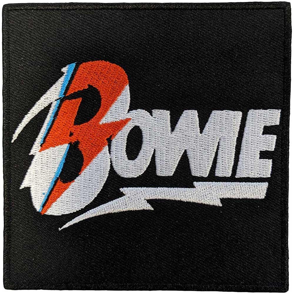 (デヴィッド・ボウイ) David Bowie オフィシャル商品 Diamond Dogs Flash ワッペン 織地 ロゴ アイロン装着 パッチ 【海外通販】