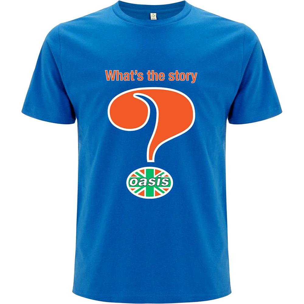 (オアシス) Oasis オフィシャル商品 ユニセックス What´s The Story Question Mark Tシャツ 半袖 トップス 【海外通販】