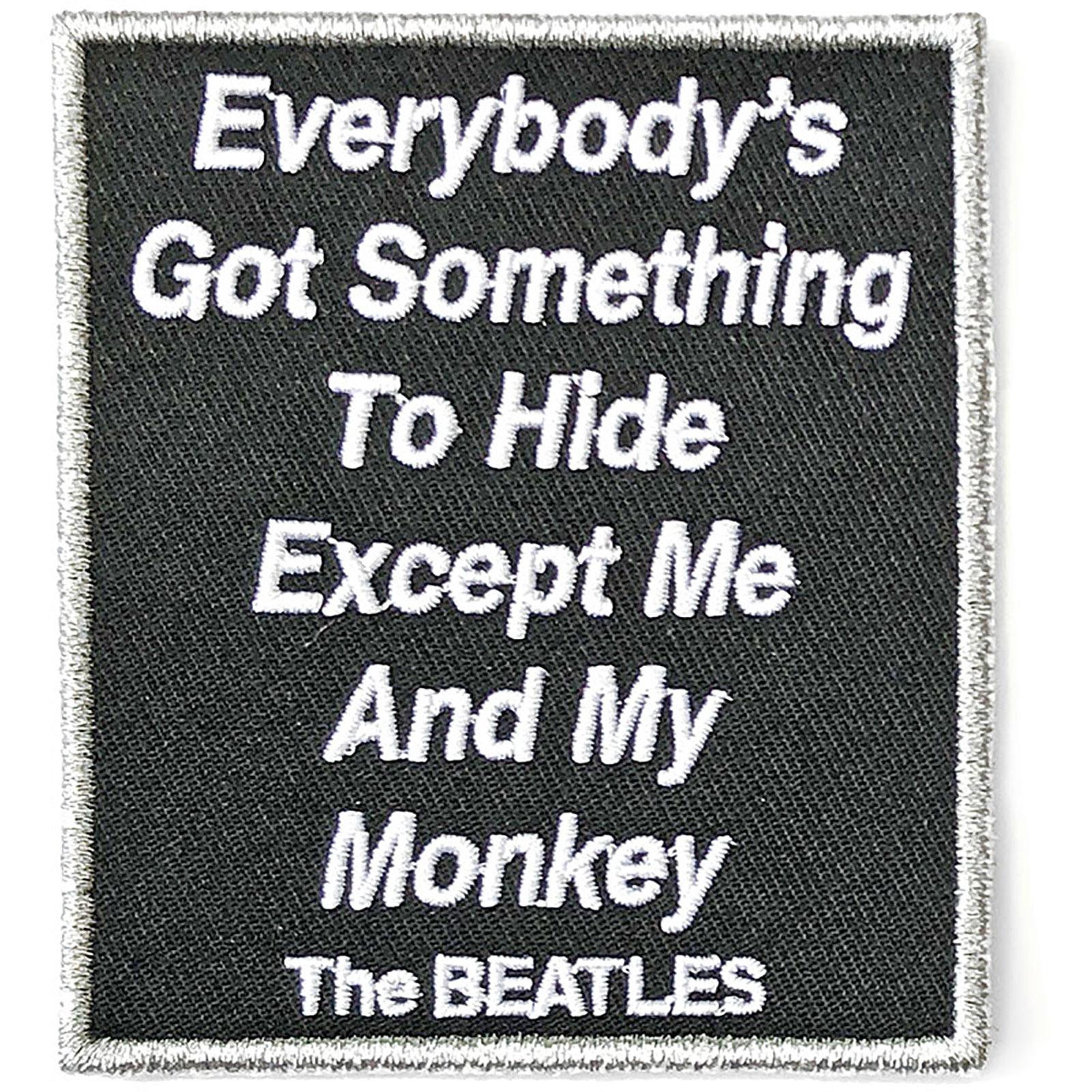 (ビートルズ) The Beatles オフィシャル商品 Everybody´s Got Something To Hide Except Me And My Monkey ワッペン 織地 パッチ 