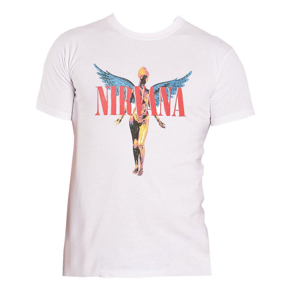 Rakuten - (ニルヴァーナ) Nirvana オフィシャル商品 ユニセックス Angelic Tシャツ コットン 半袖 トップス 【海外通販】
