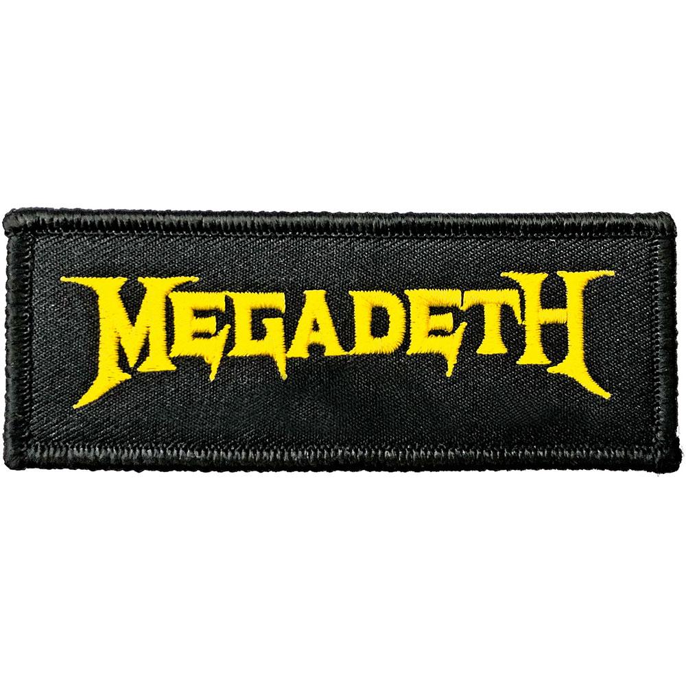 (メガデス) Megadeth オフィシャル商品 ロゴ ワッペン アイロン装着 パッチ 【海外通販】