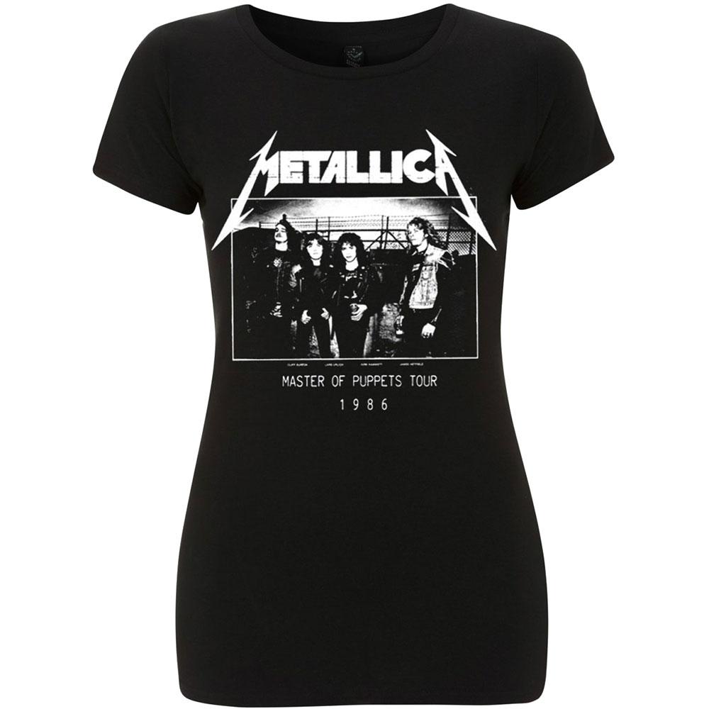 (メタリカ) Metallica オフィシャル商品 レディース MOP Damage Inc Tour Tシャツ フォト 半袖 トップ..