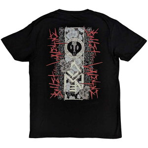 (ブレット・フォー・マイ・ヴァレンタイン) Bullet For My Valentine オフィシャル商品 ユニセックス Omen Floral Tシャツ バックプリント 半袖 トップス 【海外通販】