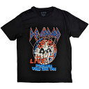 (デフ・レパード) Def Leppard オフィシャル商品 ユニセックス Pyro World Tour Tシャツ コットン 半袖 トップス 【海外通販】
