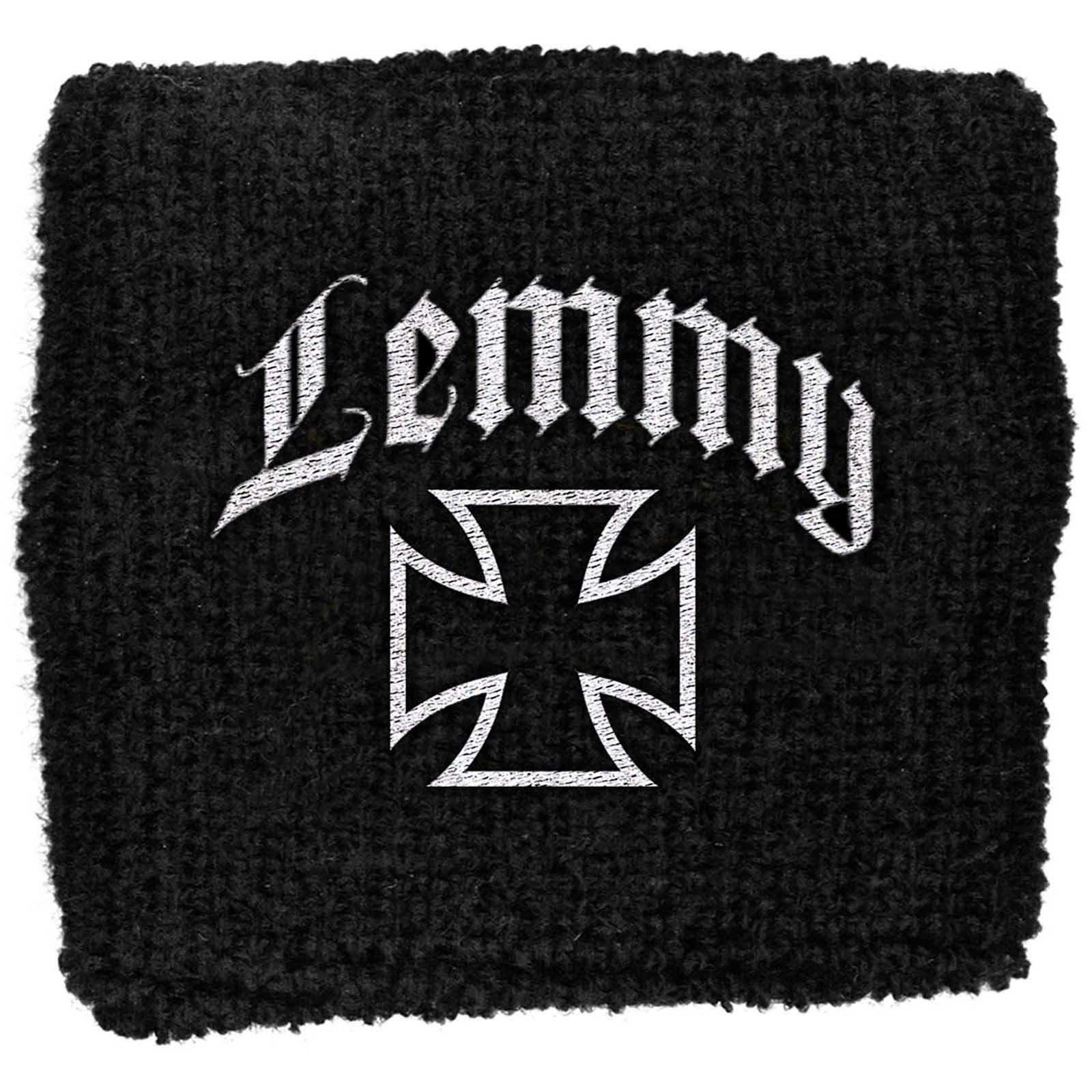 (レミー) Lemmy オフィシャル商品 Iron Cross リストバンド スエットバンド 【海外通販】