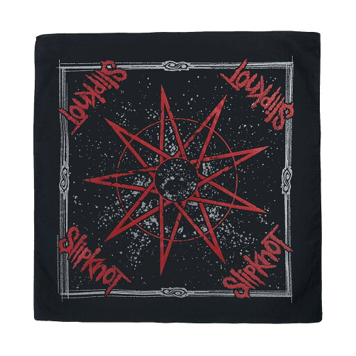 (スリップノット) Slipknot オフィシャル商品 ユニセックス 九芒星 バンダナ スカーフ ハンカチ 【海外通販】 (スリップノット) Slipknot オフィシャル商品 ユニセックス 九芒星 バンダナ スカーフ ハンカチ 【海外通販】