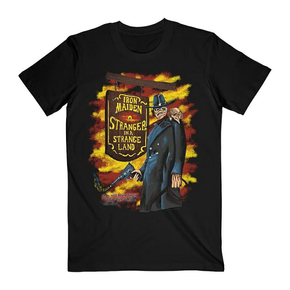 Rakuten - (アイアン・メイデン) Iron Maiden オフィシャル商品 ユニセックス Stranger In A Strange Land Tシャツ バックプリント 半袖 トップス 【海外通販】