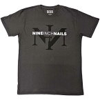 (ナイン・インチ・ネイルズ) Nine Inch Nails オフィシャル商品 ユニセックス ロゴ Tシャツ 半袖 トップス 【海外通販】