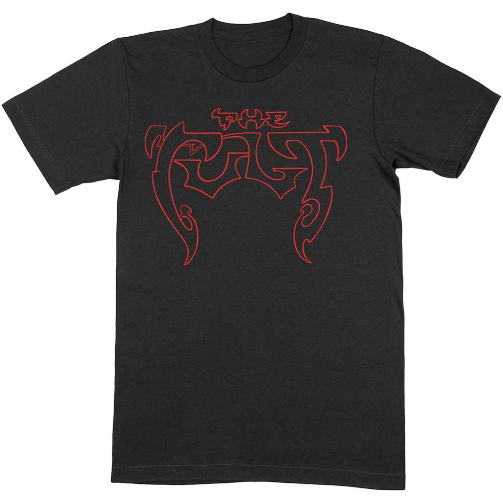 (ザ・カルト) The Cult オフィシャル商品 ユニセックス Outline Tシャツ コットン ロゴ 半袖 トップス 【海外通販】