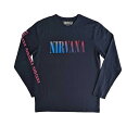(ニルヴァーナ) Nirvana オフィシャル商品 ユニセックス Angelic Tシャツ グラデーション 長袖 トップス 【海外通販】