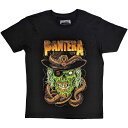 (パンテラ) Pantera オフィシャル商品 ユニセックス Skull & Snake Tシャツ コットン 半袖 トップス 【海外通販】