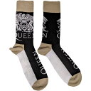 (クイーン) Queen オフィシャル商品 ユニセックス ロゴ ソックス 靴下 (1足組) 【海外通販】