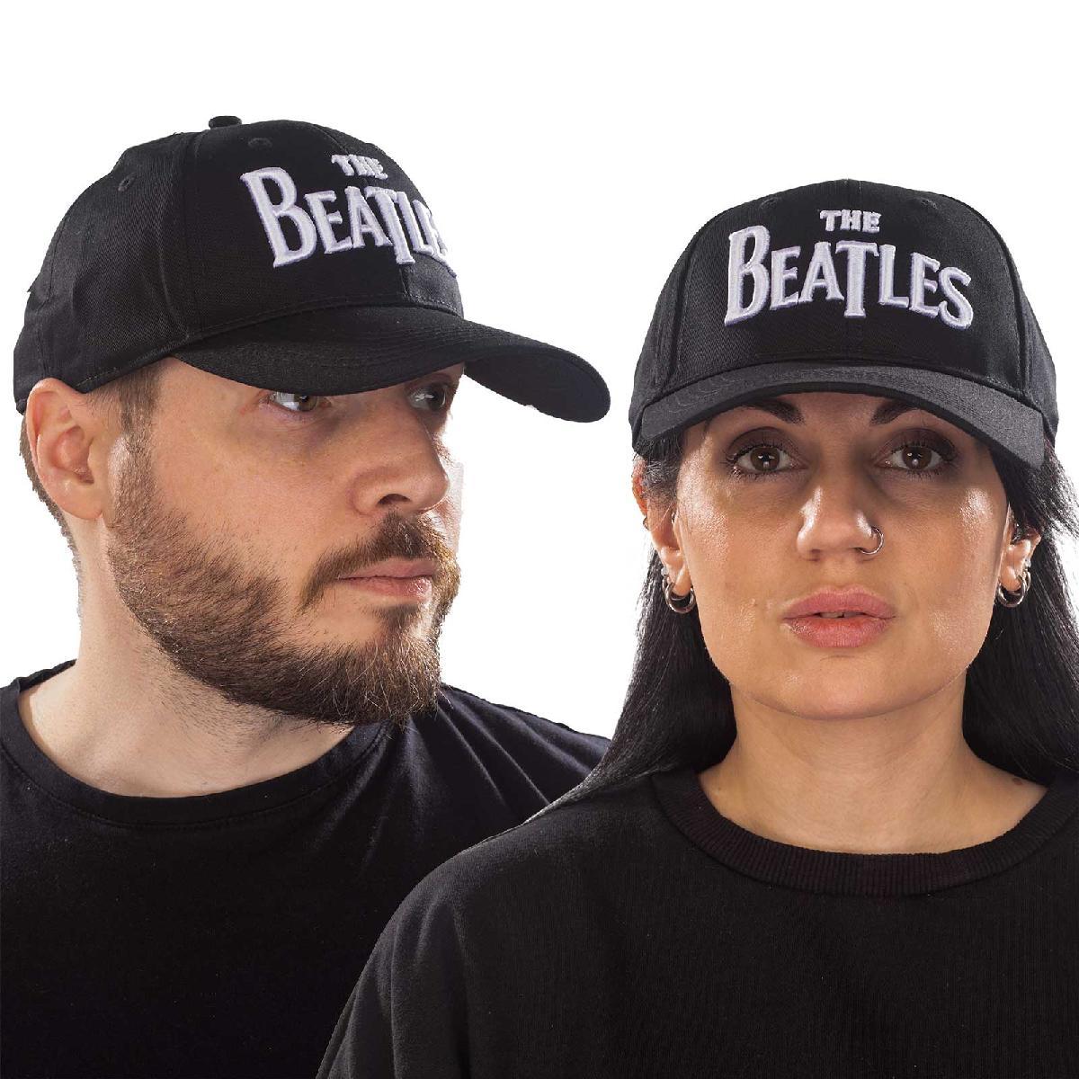 (ザ・ビートルズ) The Beatles オフィシャル商品 ユニセックス Drop T ロゴ ベースボールキャップ 帽子 【海外通販】