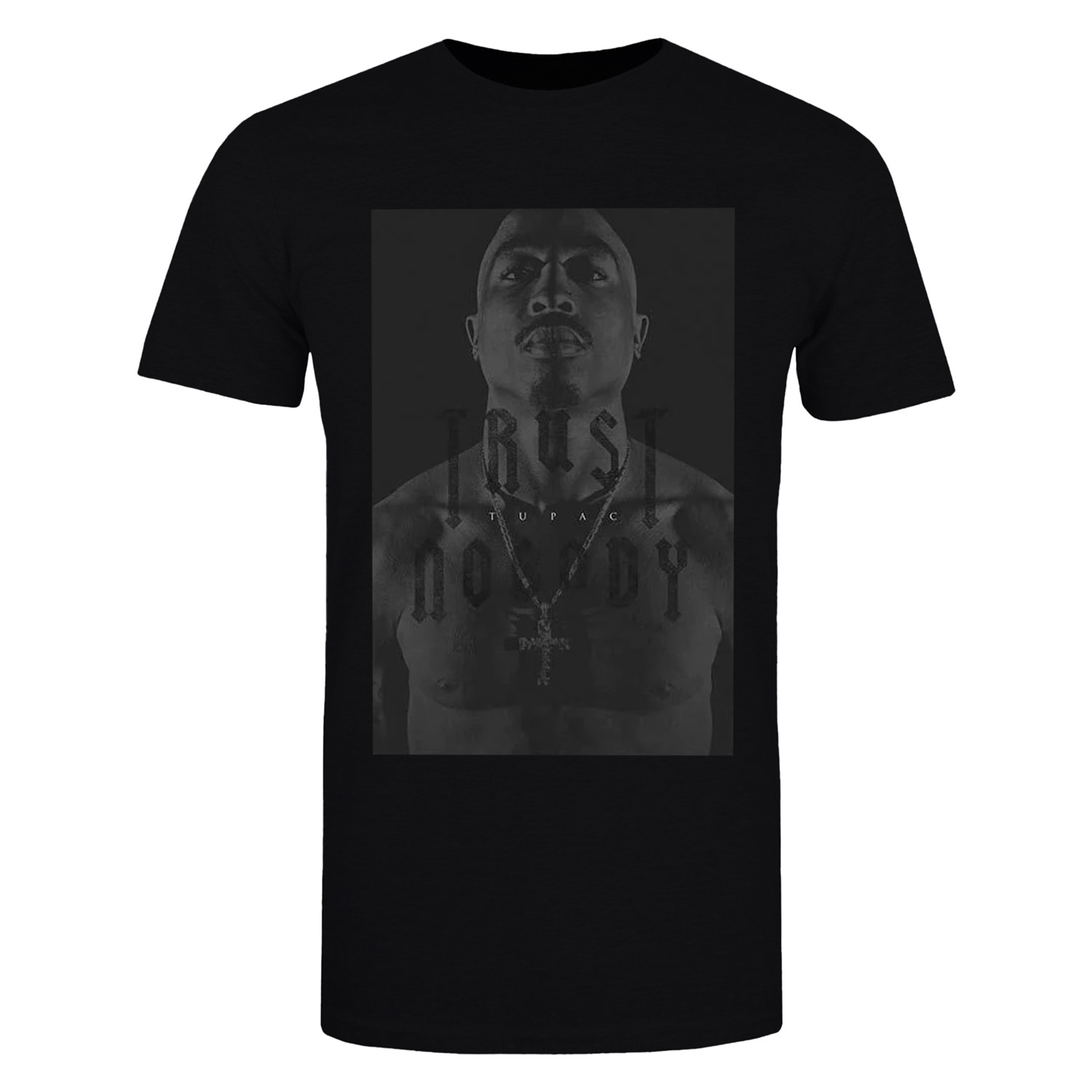 (トゥパック・シャクール) Tupac Shakur オフィシャル商品 ユニセックス Trust Nobody Tシャツ 半袖 トップス 【海外通販】