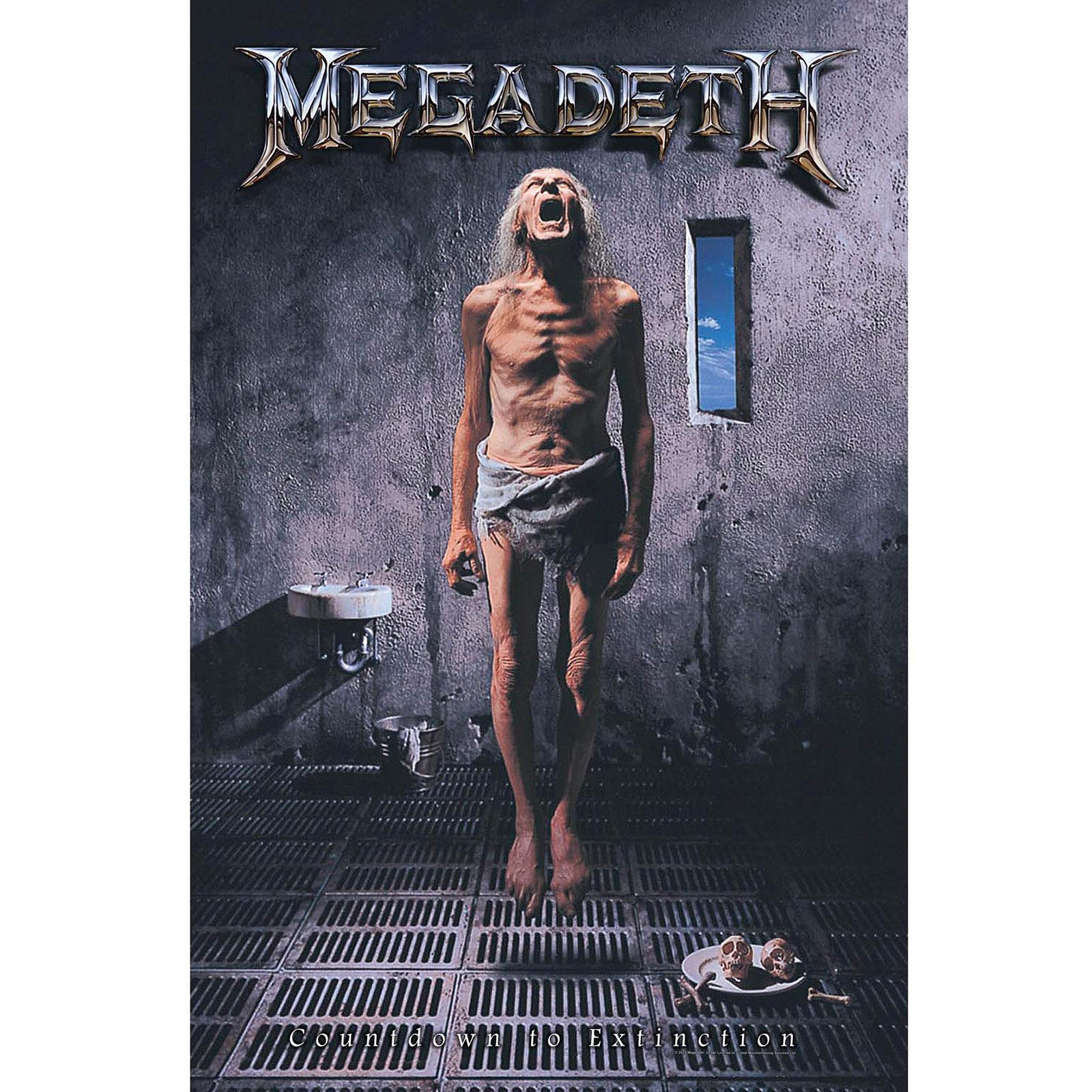 楽天Pertemba Japan（メガデス） Megadeth オフィシャル商品 Countdown to Extinction テキスタイルポスター 布製 ポスター 【海外通販】