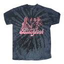 (ブラックピンク) BlackPink オフィシャル商品 ユニセックス Photograph Tシャツ タイダイ 半袖 トップス 【海外通販】