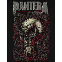 (パンテラ) Pantera オフィシャル商品 ユニセックス Serpent Tシャツ コットン 半袖 トップス 【海外通販】