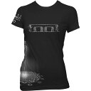 (トゥール) Tool オフィシャル商品 レディース Spectre Baby Doll ラップアラウンドプリント Tシャツ 半袖 トップス 【海外通販】