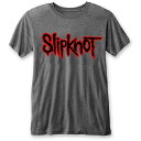 (スリップノット) Slipknot オフィシャル商品 ユニセックス Burnout Tシャツ ロゴ 半袖 トップス 【海外通販】