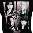 (ブラックピンク) BlackPink オフィシャル商品 ユニセックス Shut Down Photo Grid Tシャツ 半袖 トップス 【海外通販】