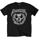 (キルスウィッチ・エンゲイジ) Killswitch Engage オフィシャル商品 ユニセックス Spraypaint Skull Tシャツ 半袖 トップス 【海外通販】