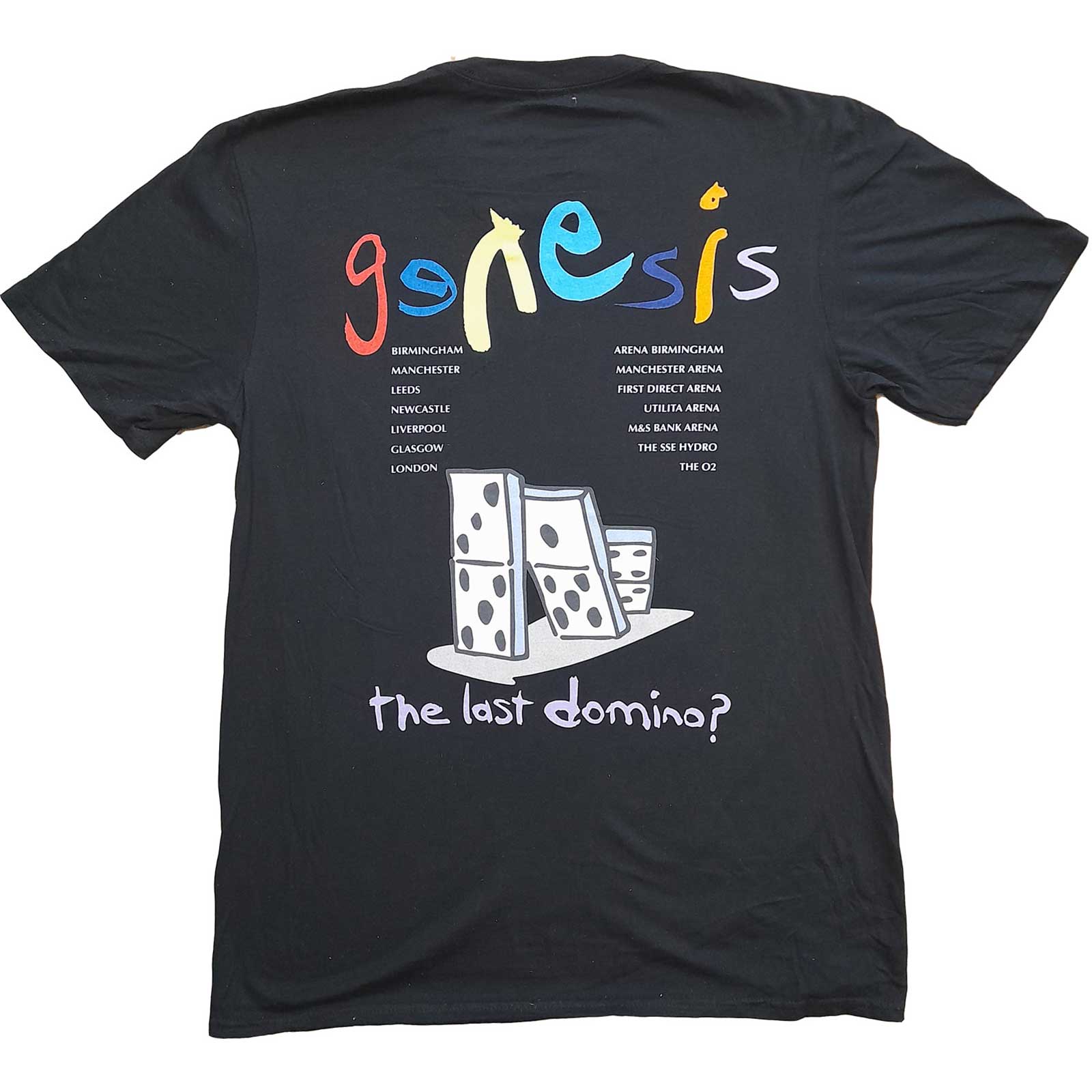(ジェネシス) Genesis オフィシャル商品 ユニセックス The Last Domino Tシャツ バックプリント コットン 半袖 トップス 【海外通販】