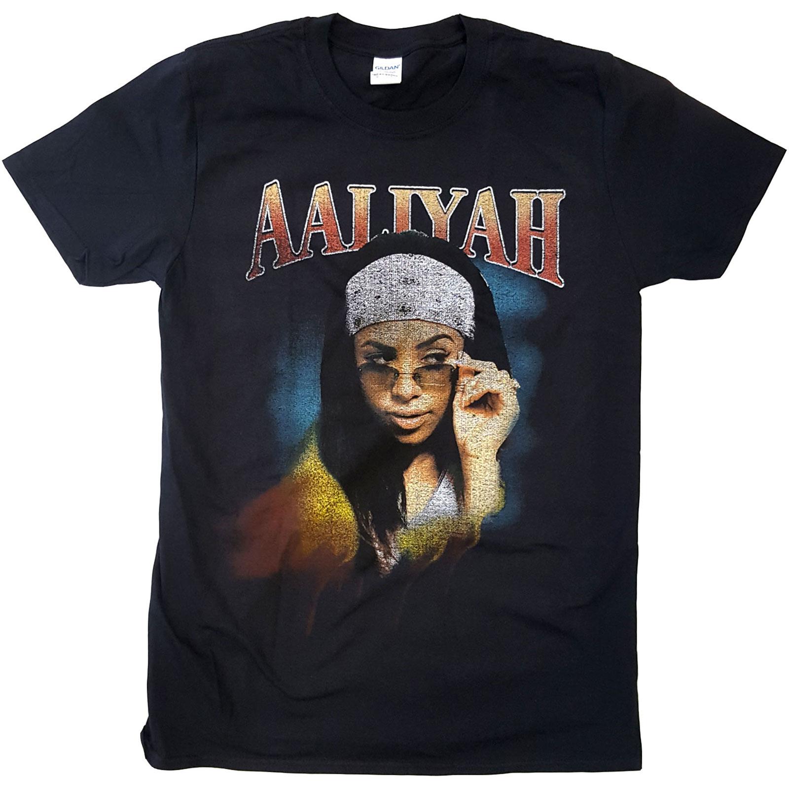 (アリーヤ) Aaliyah オフィシャル商品 ユニセックス Trippy Tシャツ 半袖 トップス 【海外通販】