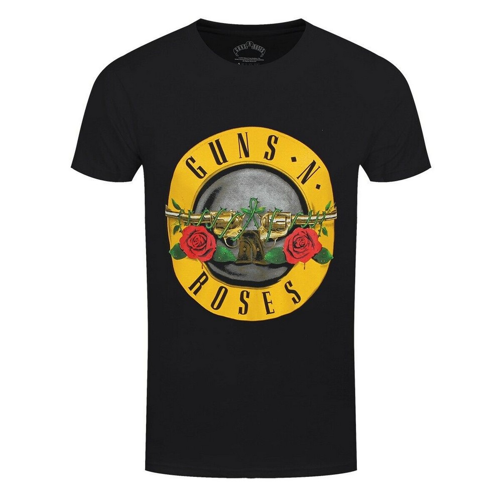 乐天商城 - (ガンズ・アンド・ローゼズ) GuNs N Roses オフィシャル商品 ユニセックス クラシック ロゴ Tシャツ 半袖 トップス 【海外通販】