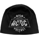 (エーシー・ディーシー) AC/DC オフィシャル商品 ユニセックス High Voltage ニット帽 ビーニー キャップ 【海外通販】