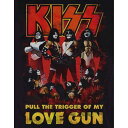 (キッス) Kiss オフィシャル商品 ユニセックス Love Gun Glow Tシャツ コットン 半袖 トップス 【海外通販】