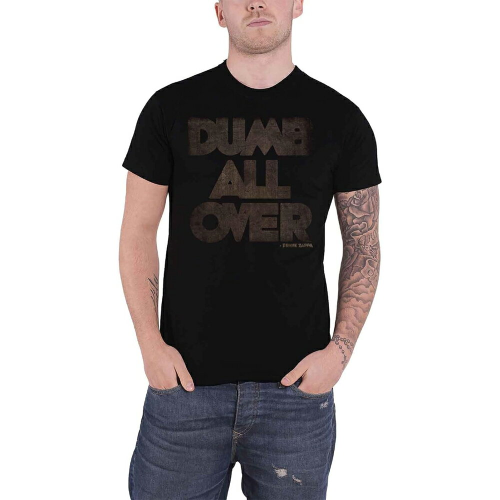 Rakuten - (フランク・ザッパ) Frank Zappa オフィシャル商品 ユニセックス All Over Tシャツ コットン 半袖 トップス 【海外通販】