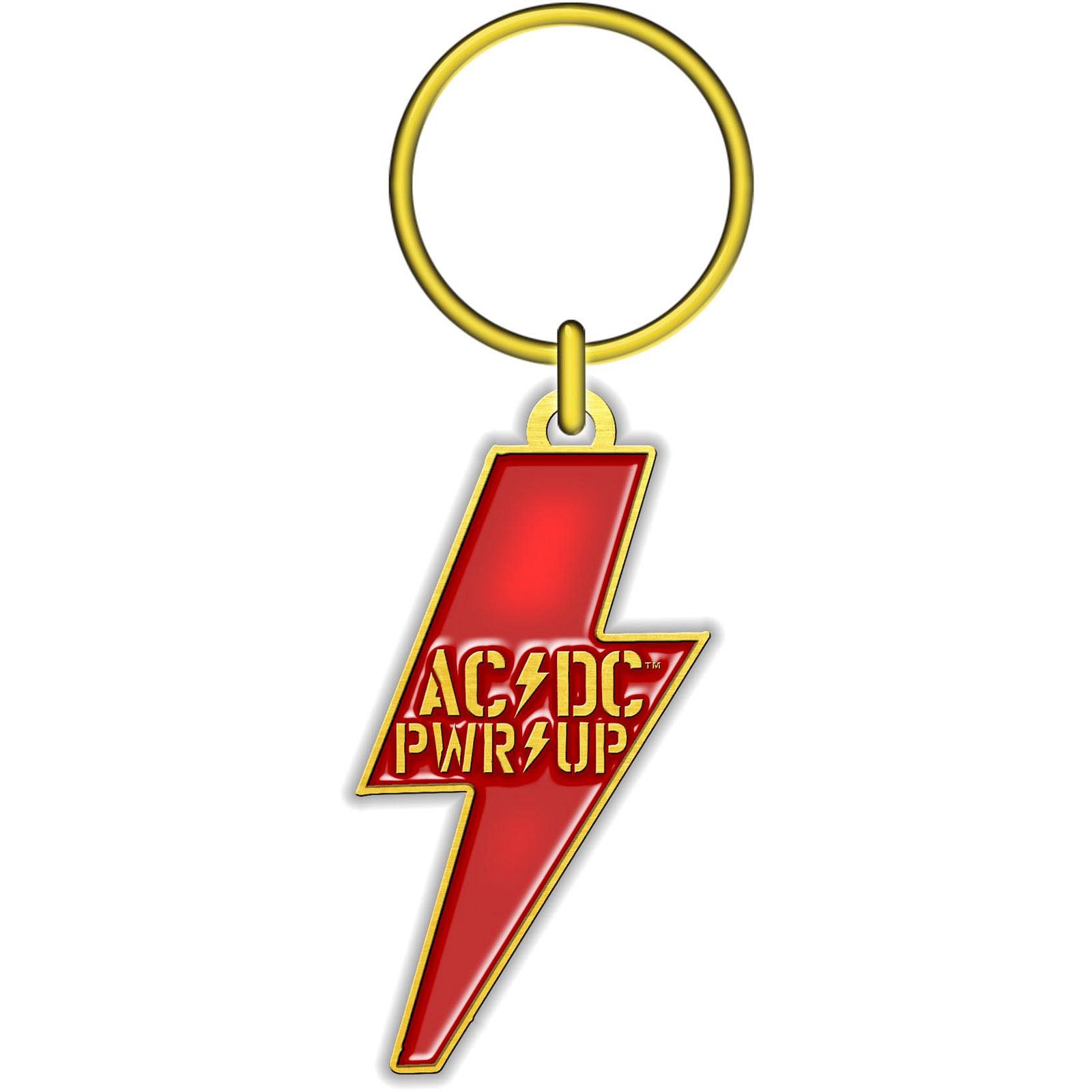 乐天商城 - (エーシー・ディーシー) AC/DC オフィシャル商品 PWR-UP キーリング メタル キーホルダー 【海外通販】