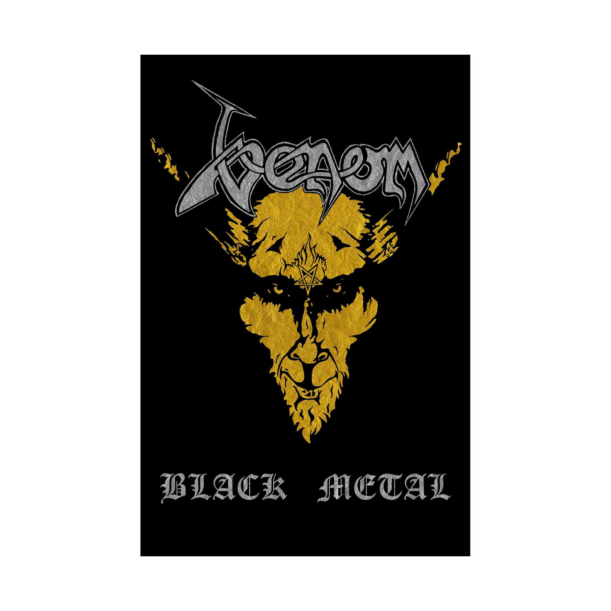 (ヴェノム) Venom オフィシャル商品 Black Metal テキスタイルポスター ポリエステル 布製 ポスター 【..