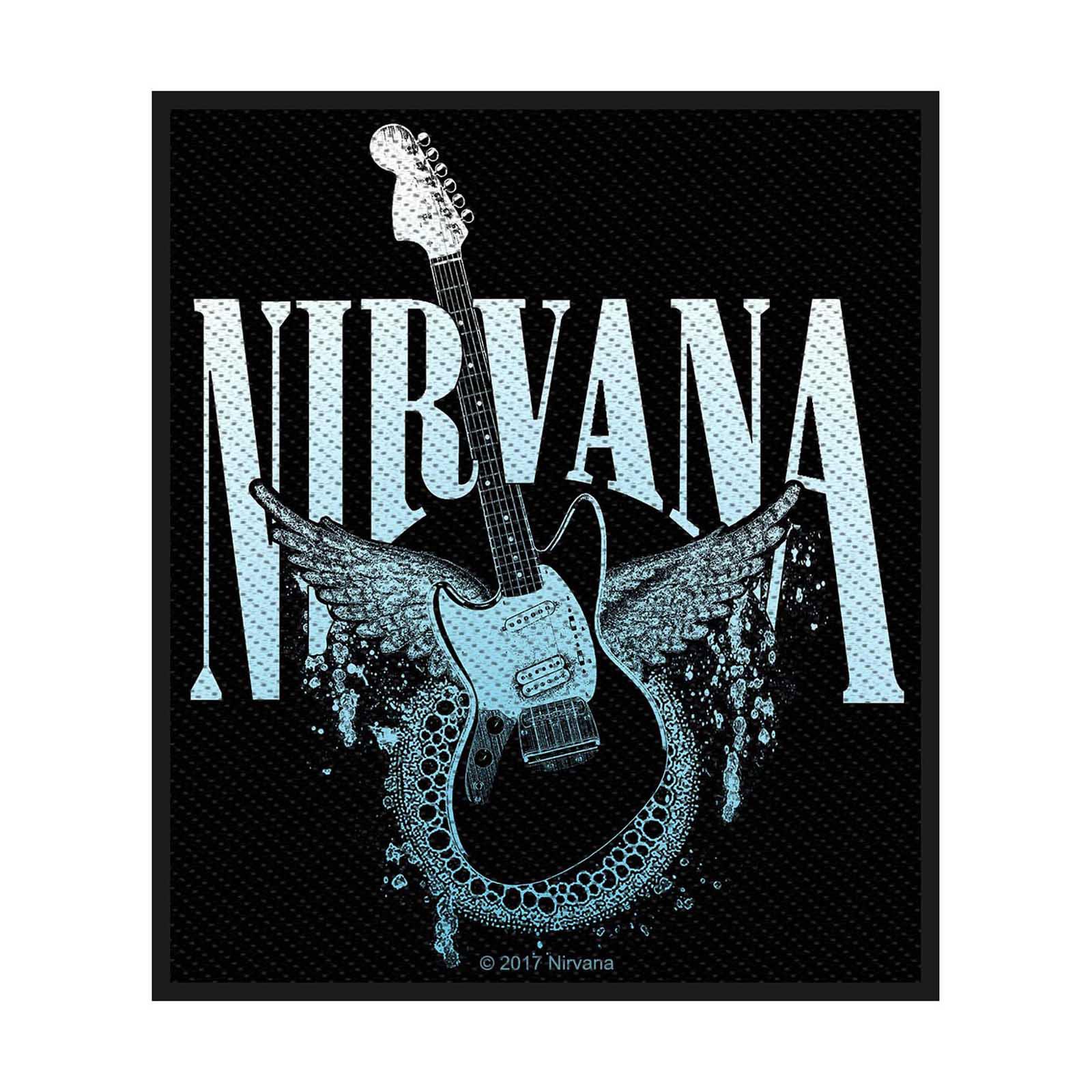 (ニルヴァーナ) Nirvana オフィシャル商品 織地 ワッペン ギター パッチ 【海外通販】