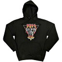 (キッス) Kiss オフィシャル商品 ユニセックス End Of The Road パーカー ワールドツアー トライアングル フード付き トレーナー 【海外通...