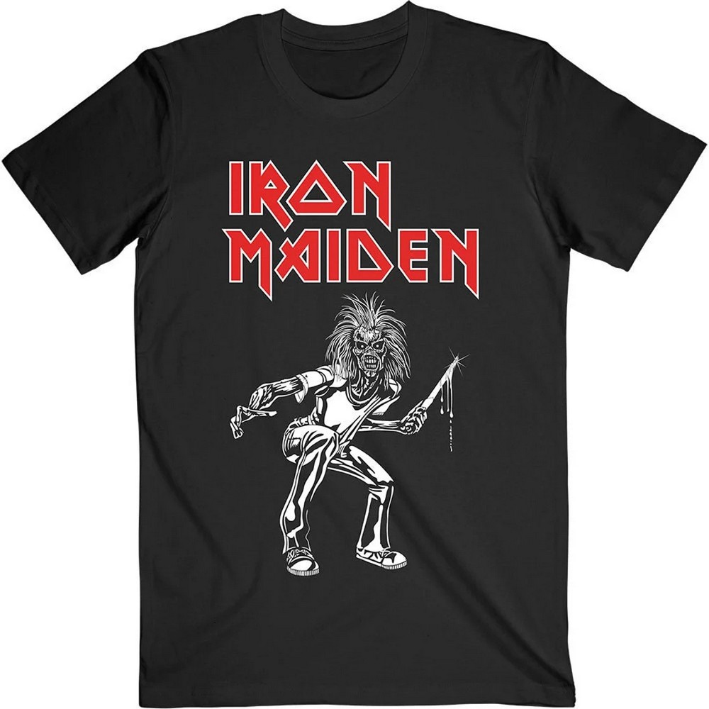 (アイアン・メイデン) Iron Maiden オフィシャル商品 ユニセックス Autumn Tour 1980 Tシャツ バックプリント 半袖 トップス 【海外通販】