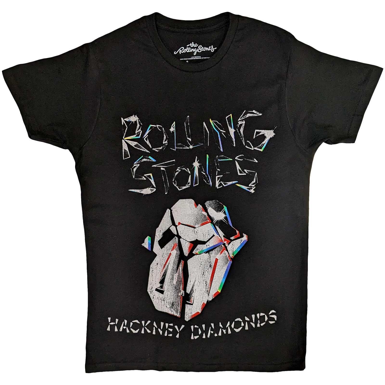 (ローリング・ストーンズ) The Rolling Stones オフィシャル商品 ユニセックス Hackney Diamonds Faded Tシャツ ロゴ 半袖 トップス 