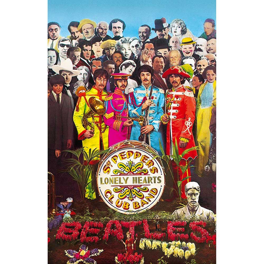 ビートルズ The Beatles オフィシャル商品 Sgt Pepper テキスタイルポスター 布製 ポスター 【海外通販】