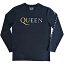 (クイーン) Queen オフィシャル商品 ユニセックス Rainbow Crest Tシャツ 長袖 トップス 【海外通販】