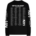 (キッス) Kiss オフィシャル商品 ユニセックス End Of The Road Tour Tシャツ 長袖 トップス 【海外通販】