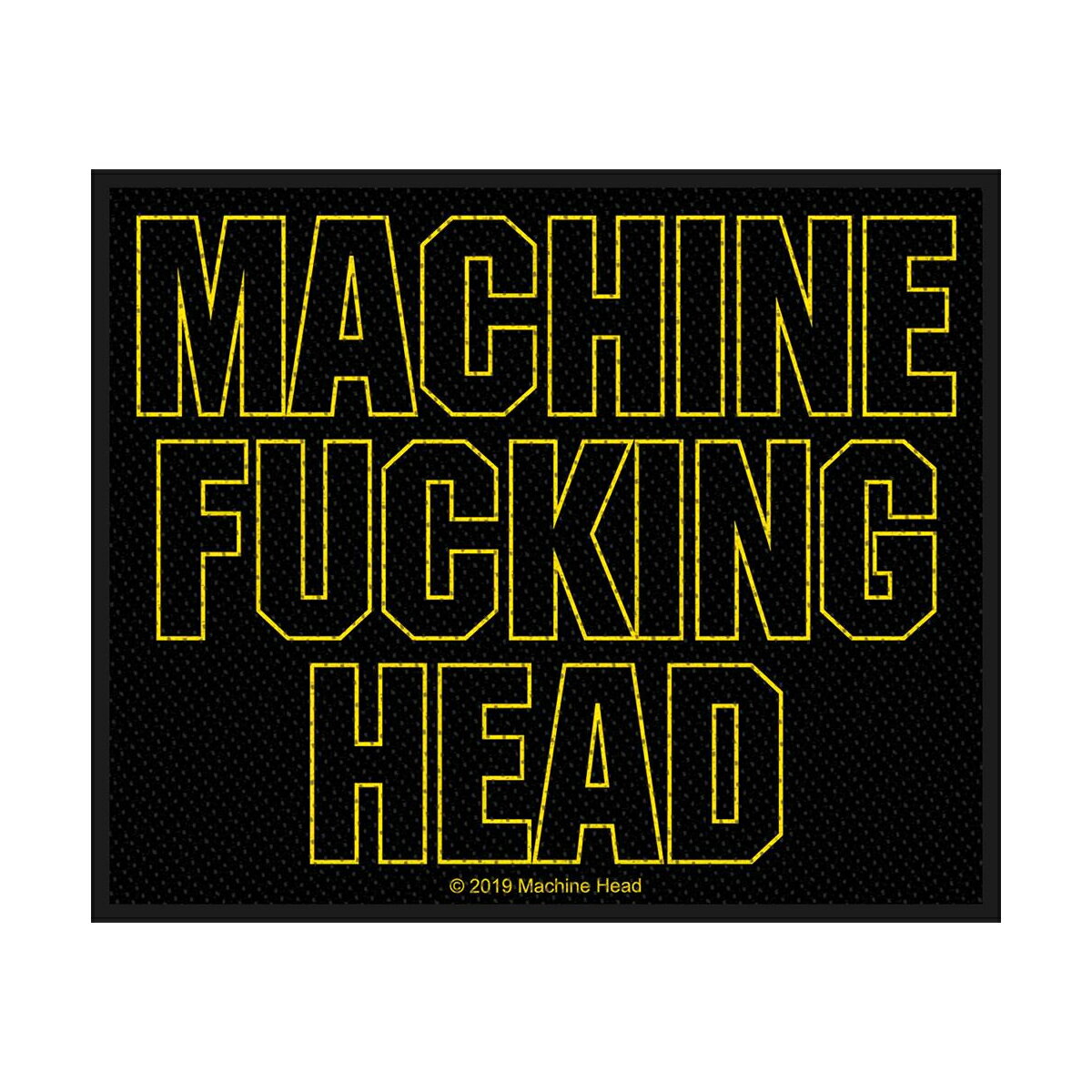 (マシーン・ヘッド) Machine Head オフィシャル商品 Fucking ワッペン 織地 パッチ 【海外通販】