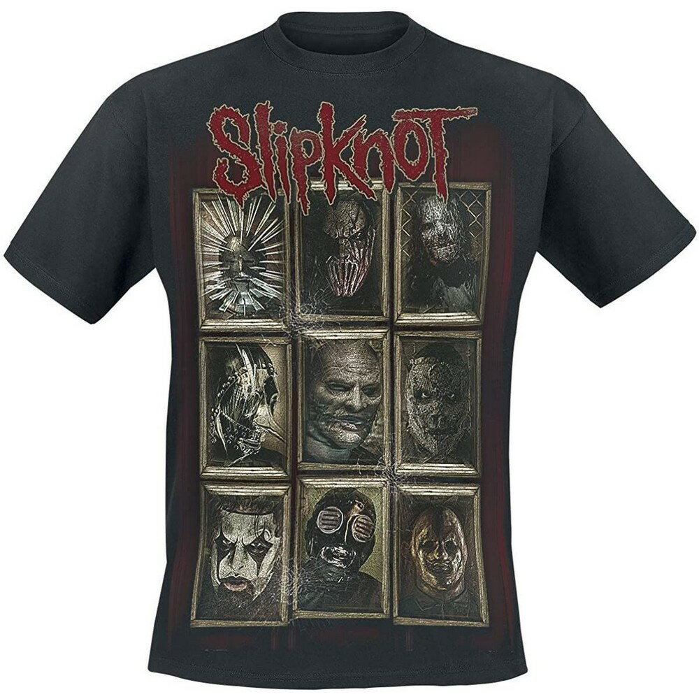 (スリップノット) Slipknot オフィシャル商品 ユニセックス New Masks Tシャツ 半袖 トップス 【海外通販】