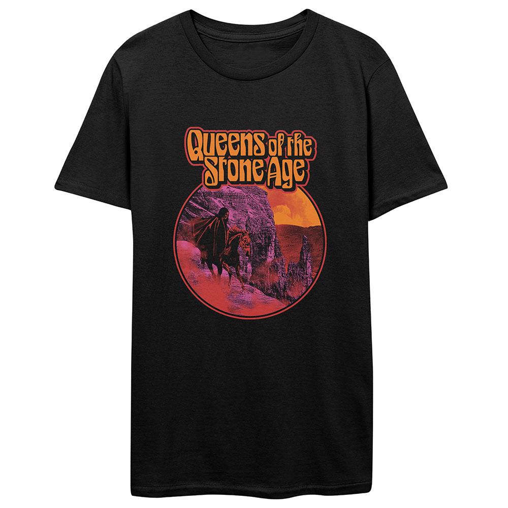 (クイーンズ・オブ・ザ・ストーン・エイジ) Queens Of The Stone Age オフィシャル商品 ユニセックス Hell Ride Tシャツ コットン 半袖 トップス 【海外通販】