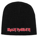 (アイアン・メイデン) Iron Maiden オフィシャル商品 ユニセックス ロゴ ビーニー ニット帽 【海外通販】