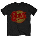 (デヴィッド・ボウイ) David Bowie オフィシャル商品 キッズ・子供 Diamond Dogs Tシャツ ビンテージロゴ 半袖 トップス 