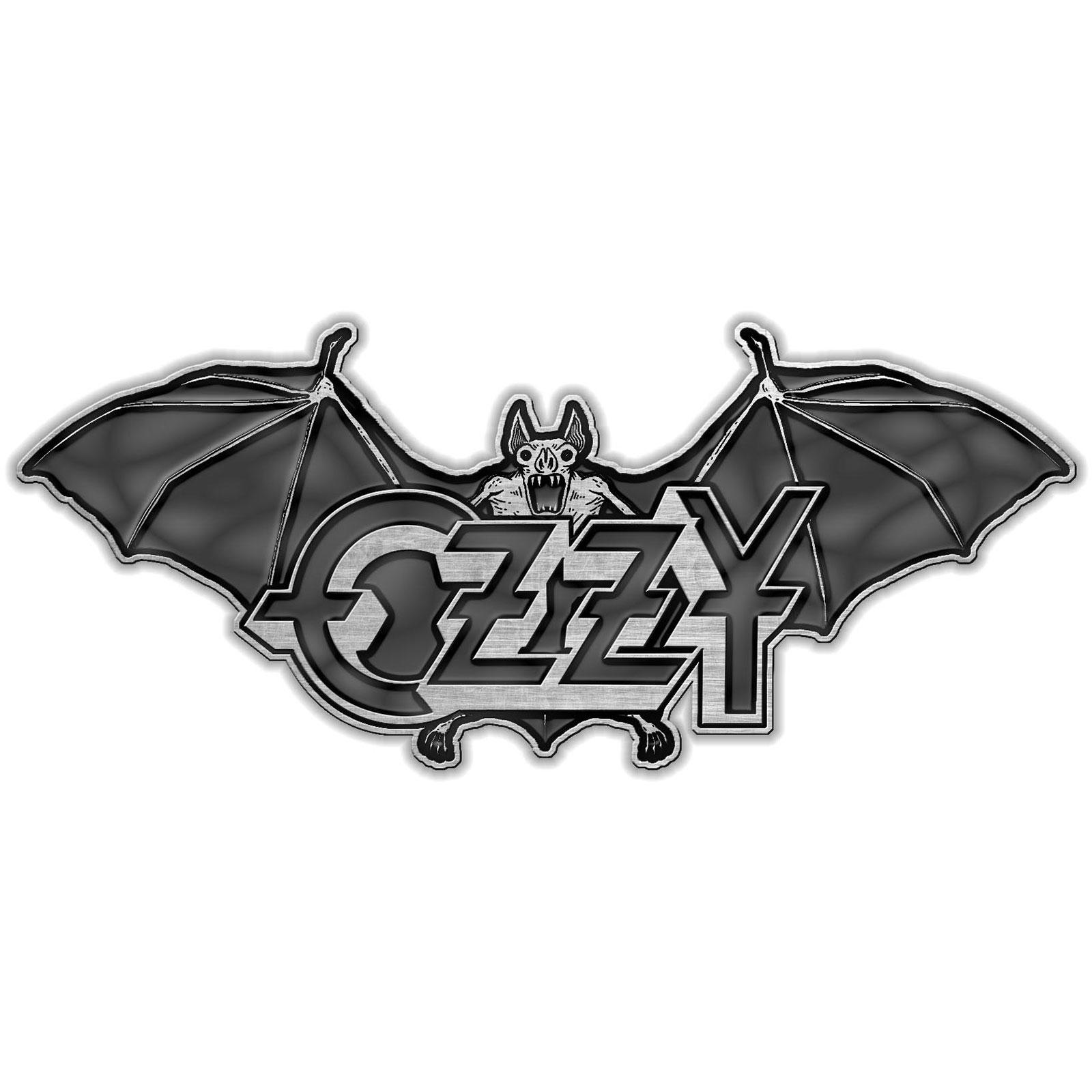 (オジー・オズボーン) Ozzy Osbourne オフィシャル商品 Ordinary Man エナメル インフィル バッジ 【海..