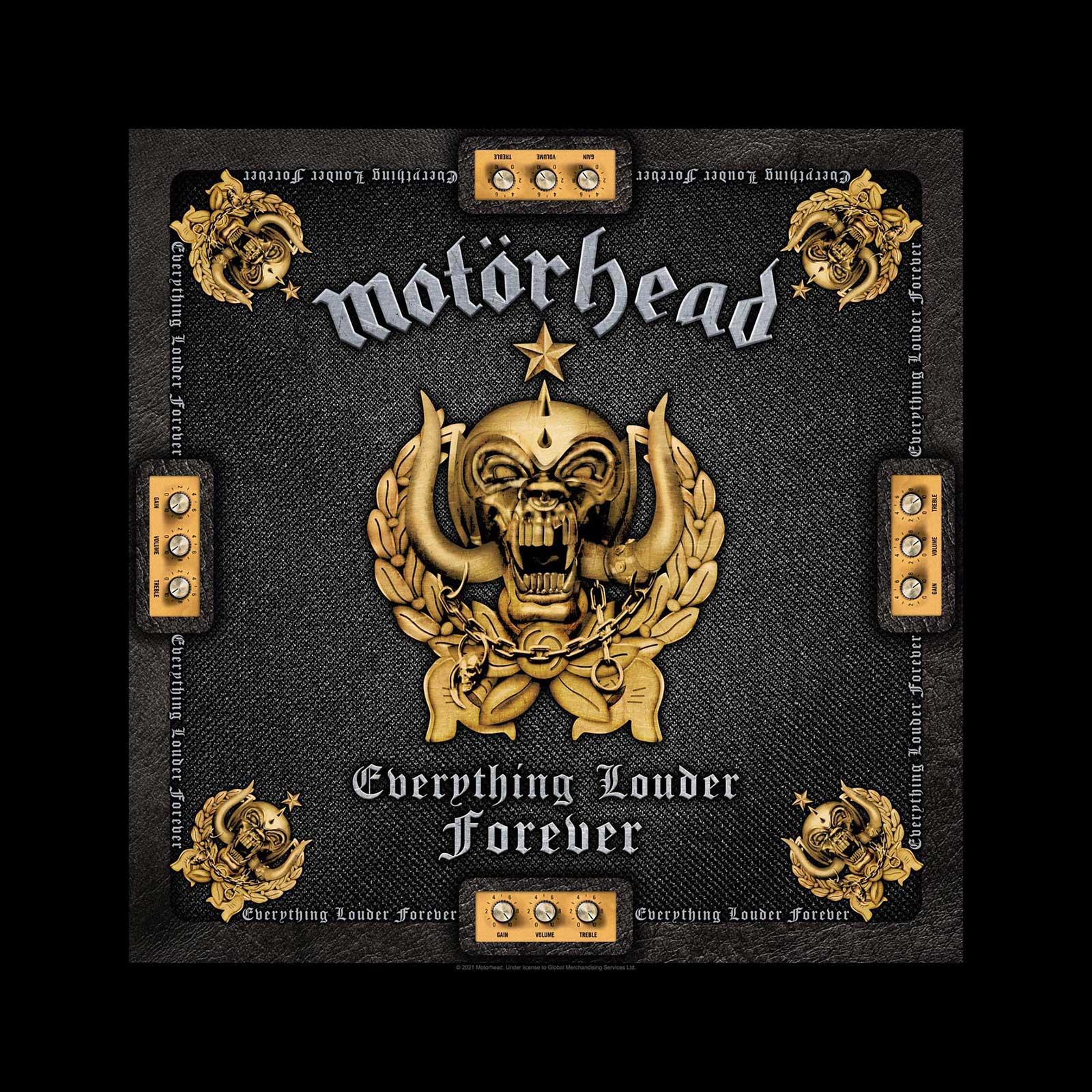 (モーターヘッド) Motorhead オフィシャル商品 ユニセックス Everything Louder Forever バンダナ スカ..